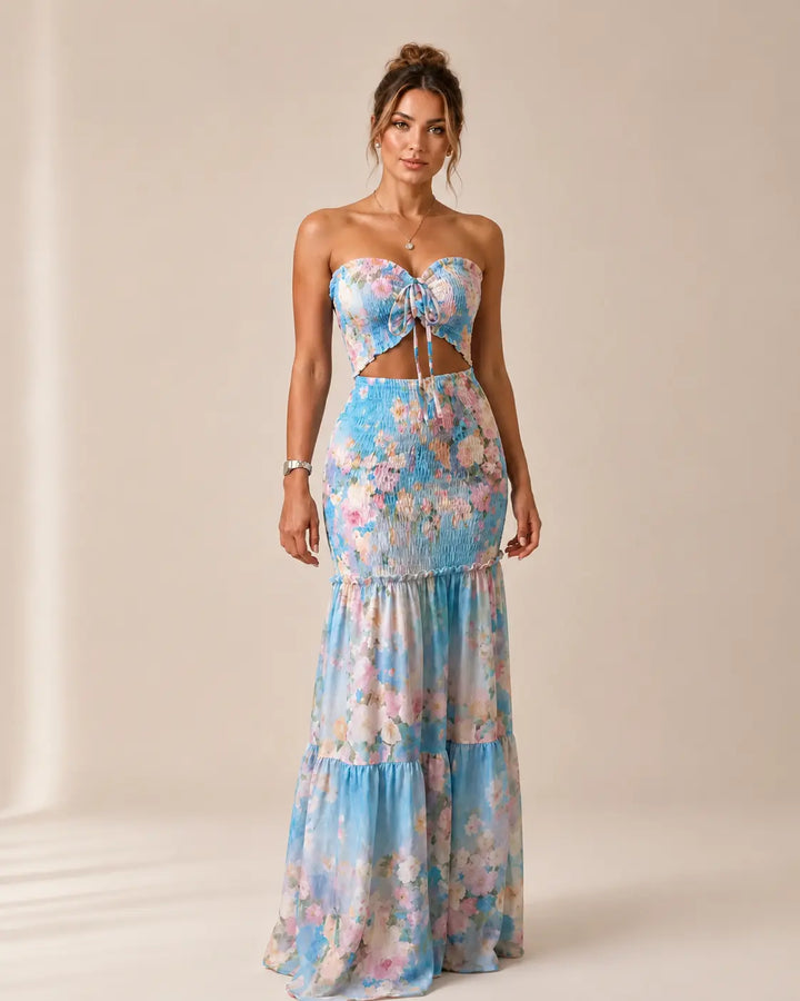 Alessia | Tropical Maxi Dress