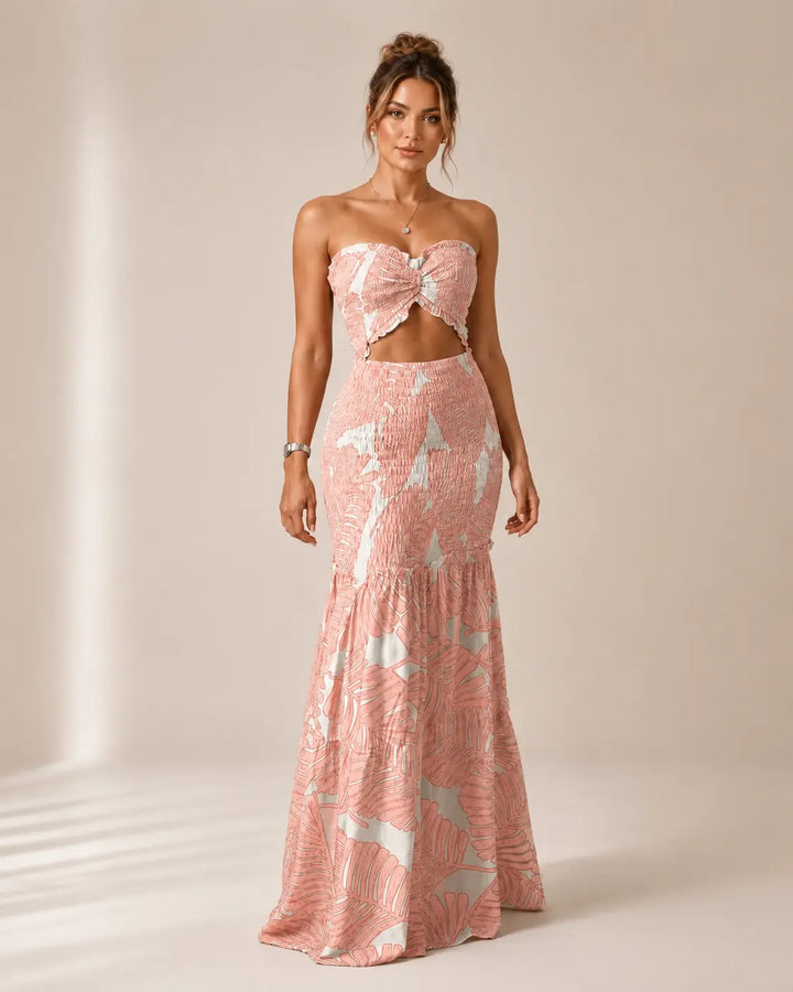 Alessia | Tropical Maxi Dress