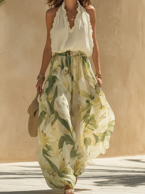 Lyselle™ | Ensemble léger élégant avec imprimé floral