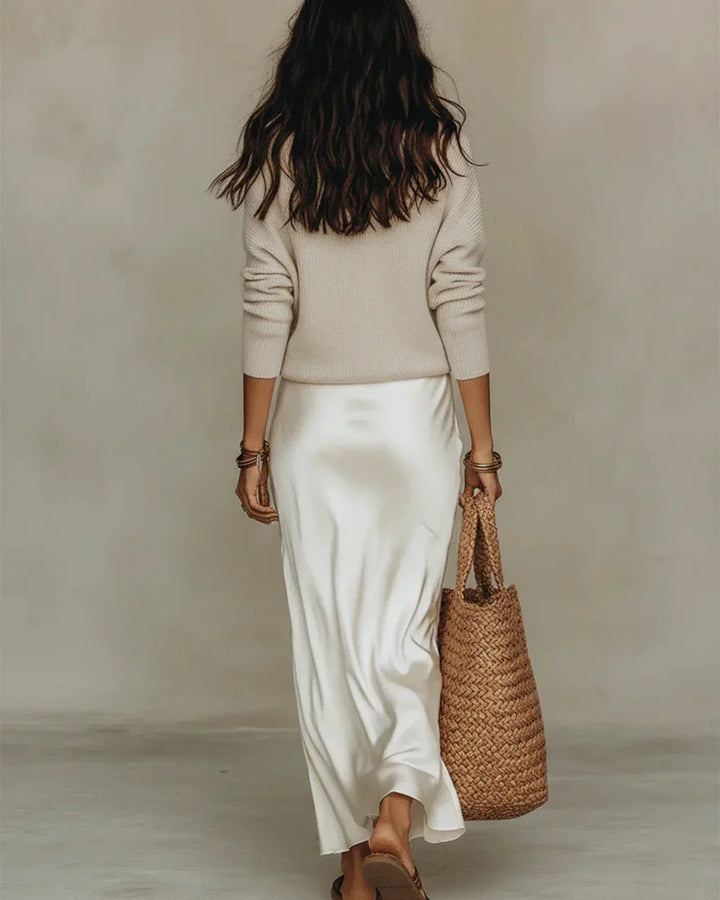 Brisa Robe Midi avec Pull Assorti