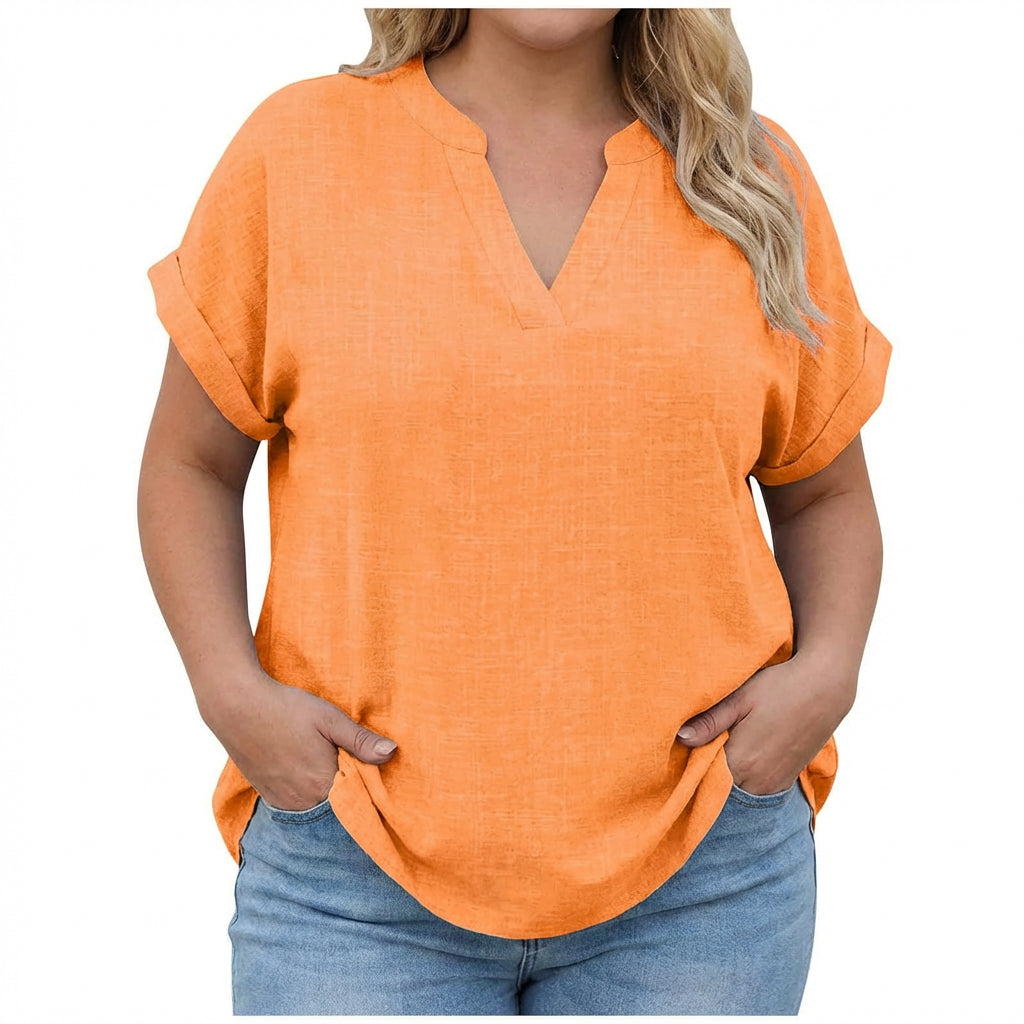 Vienne | Blouse décontractée à encolure V