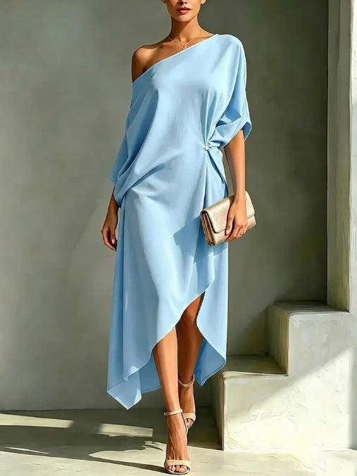 Camila | Robe Asymétrique Élégante