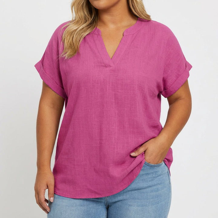 Vienne | Blouse décontractée à encolure V