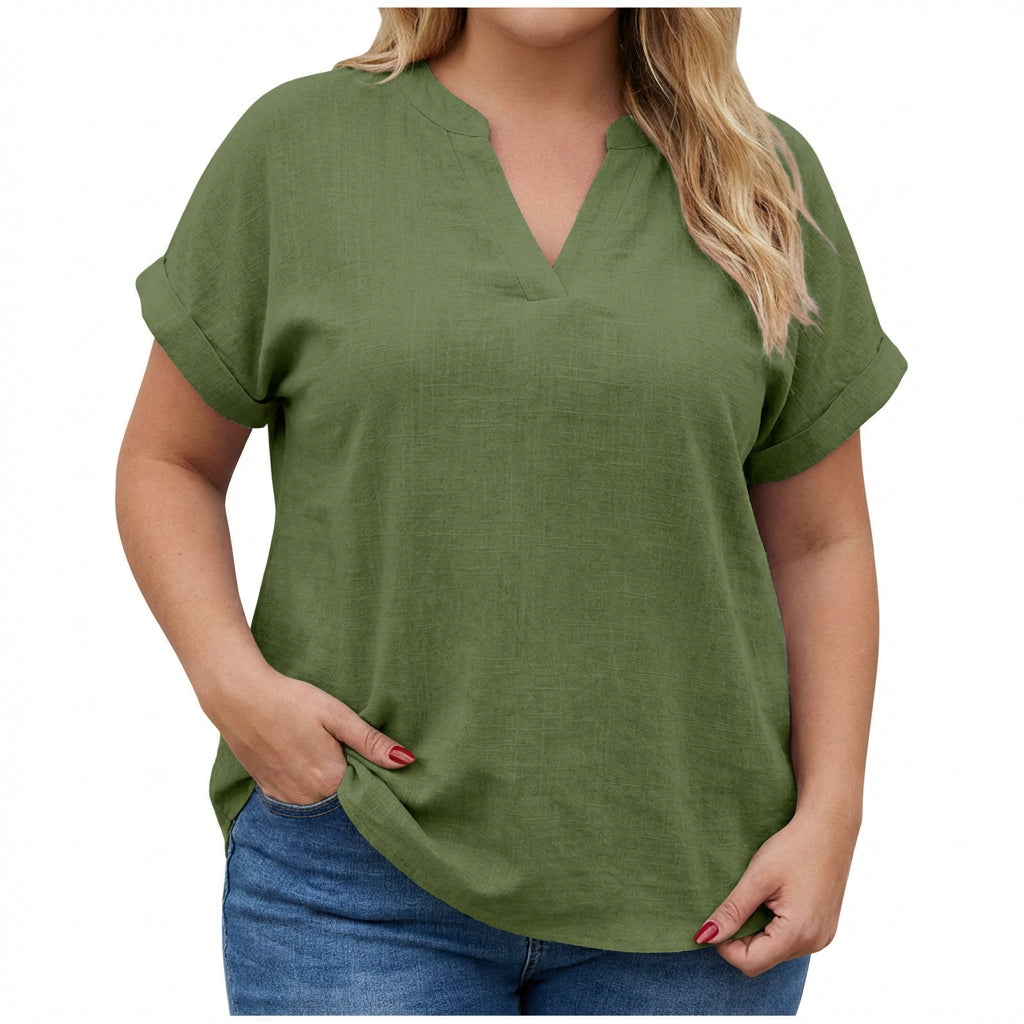 Vienne | Blouse décontractée à encolure V