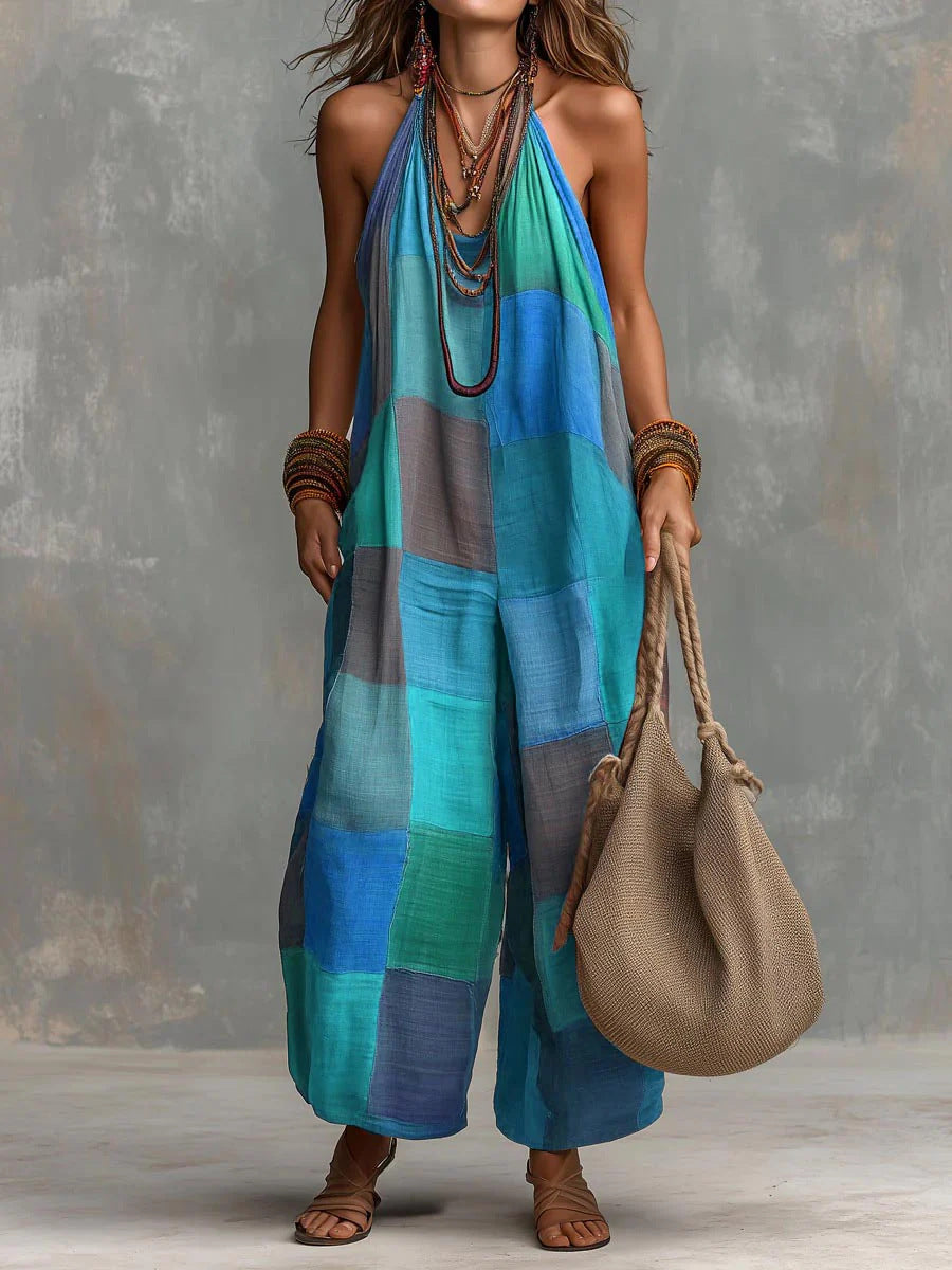 Sophie™ | Combinaison Bohème Chic pour Escapade Estivale