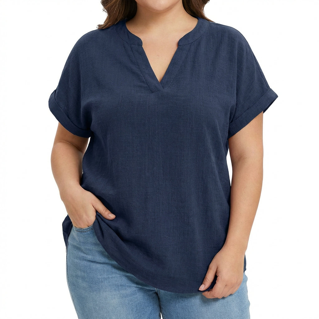 Vienne | Blouse décontractée à encolure V