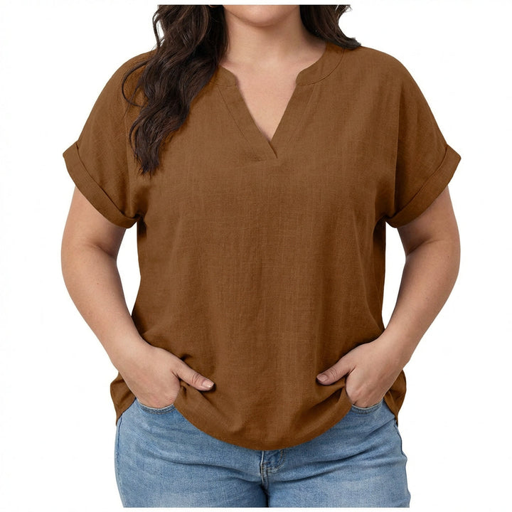 Vienne | Blouse décontractée à encolure V