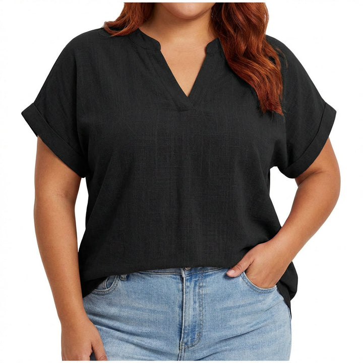 Vienne | Blouse décontractée à encolure V