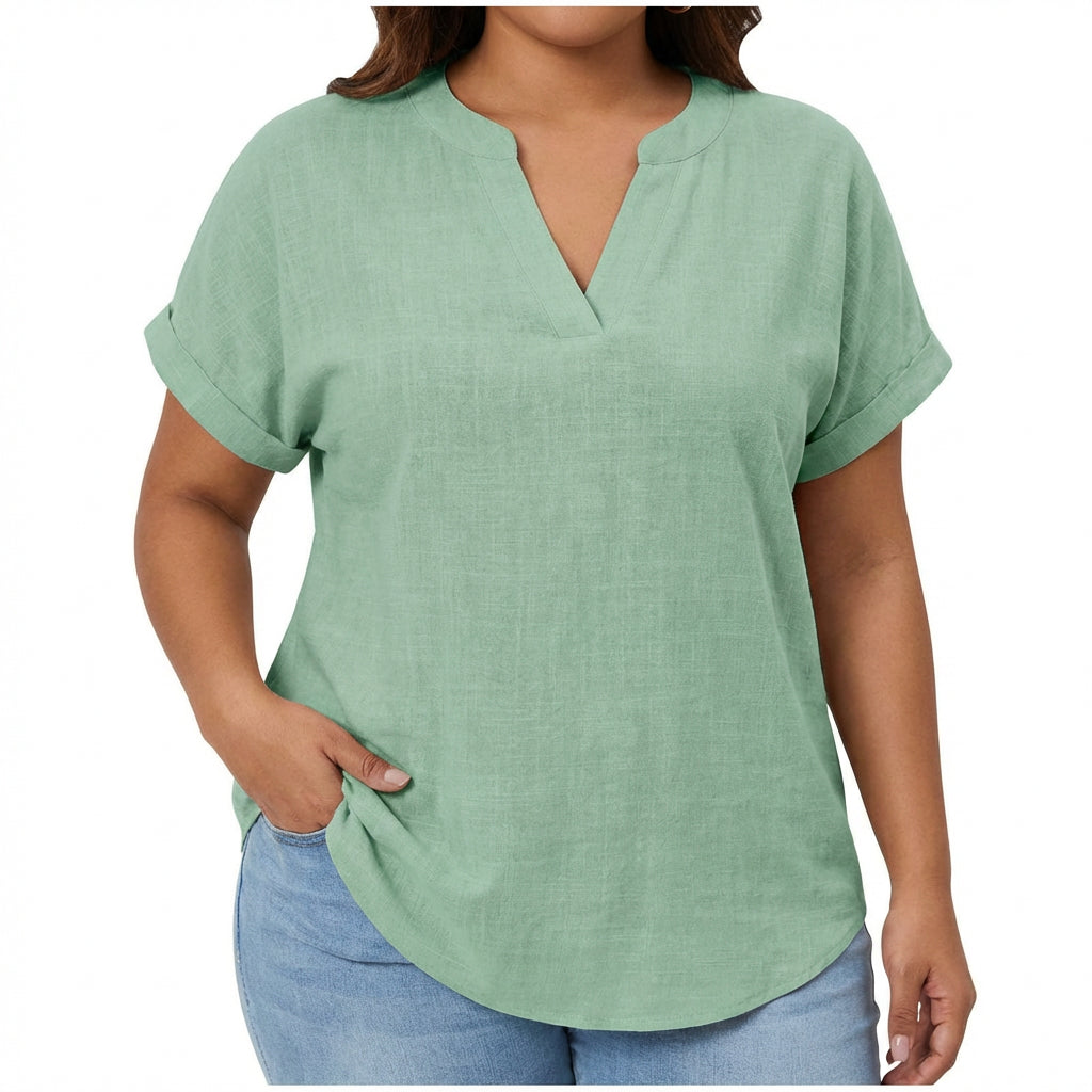 Vienne | Blouse décontractée à encolure V