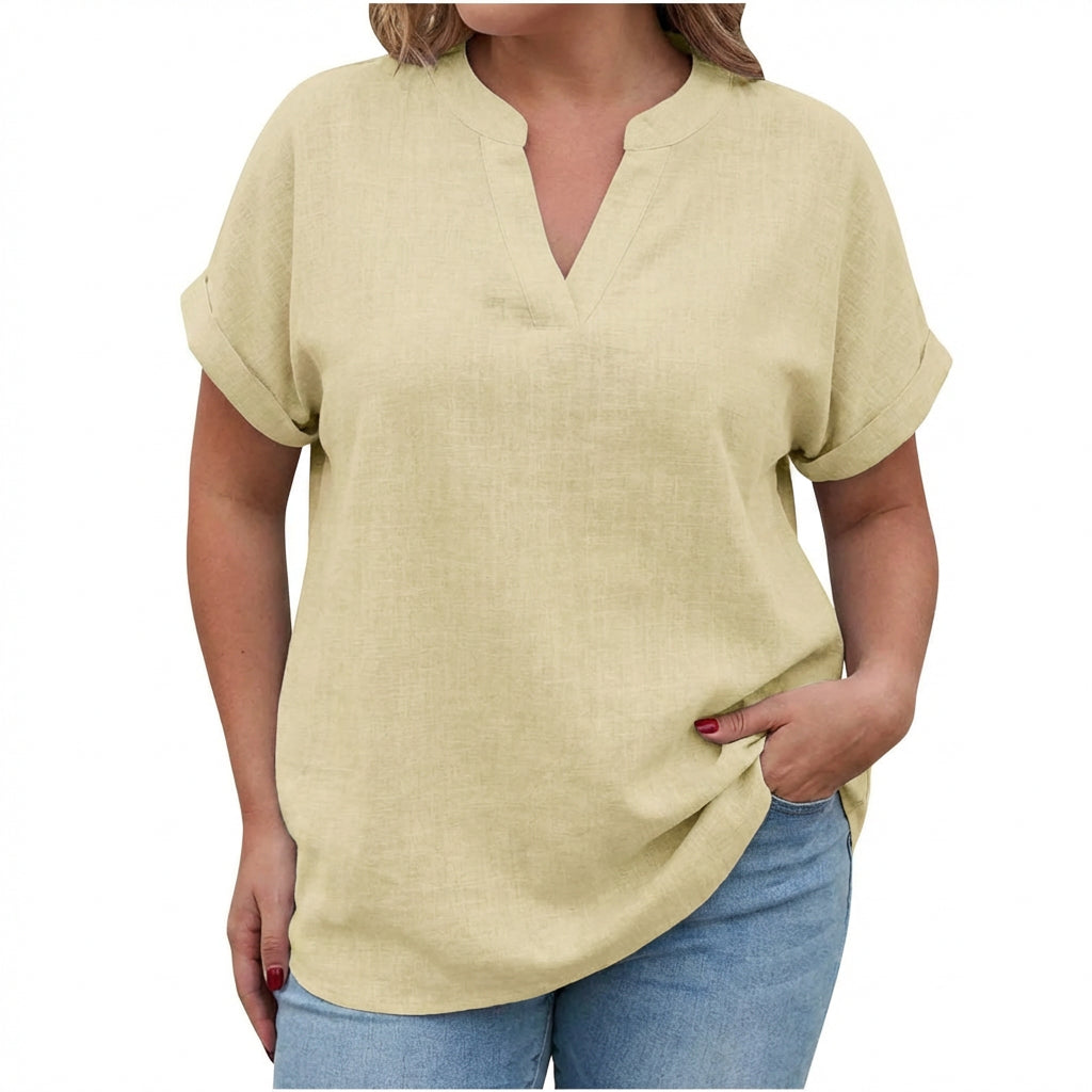 Vienne | Blouse décontractée à encolure V