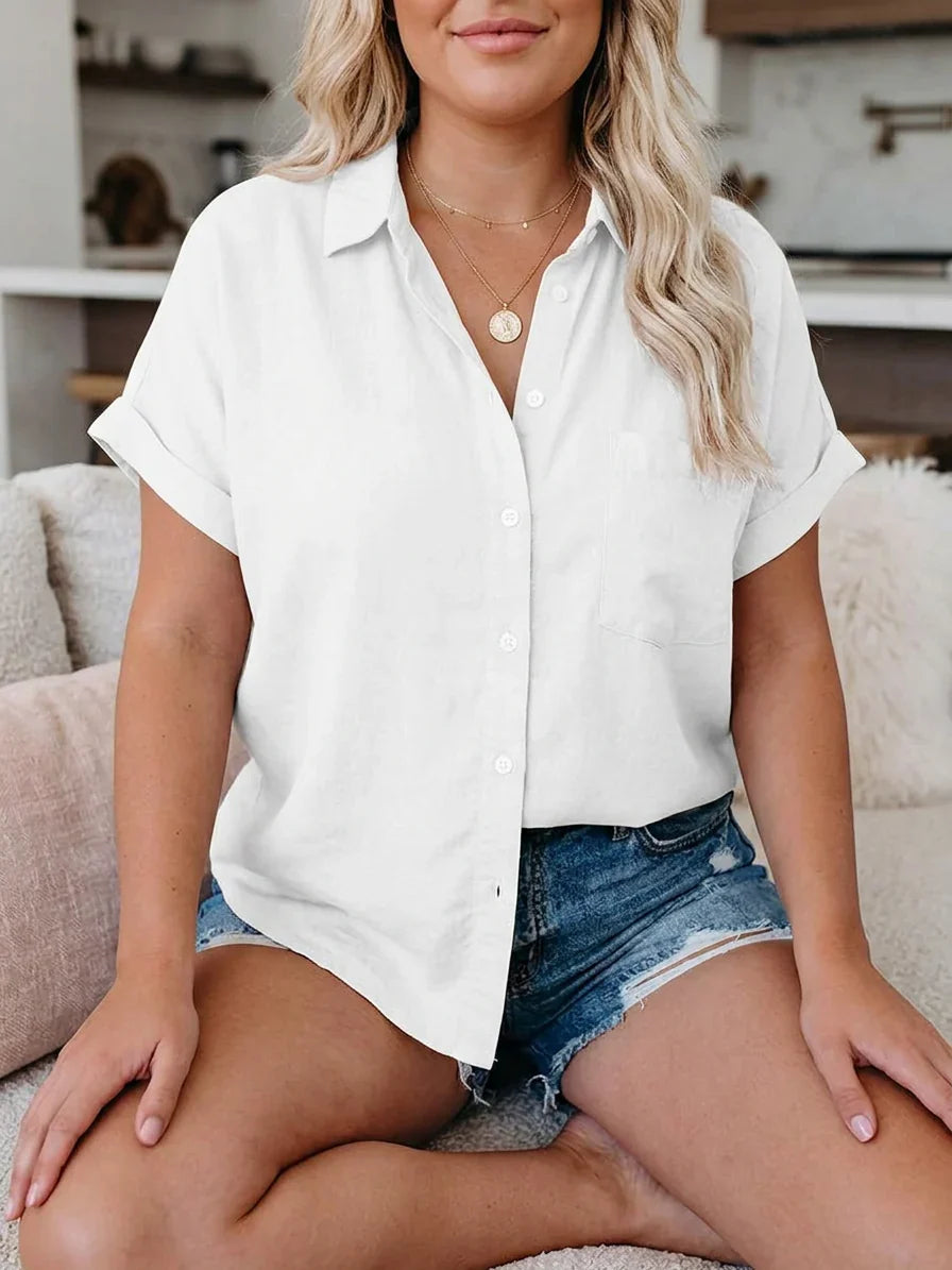 Yara | Chemisier Casual Coupe Décontractée
