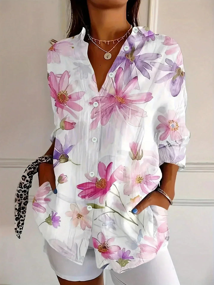 Selma | Chemise Colorée avec Imprimé Ludique