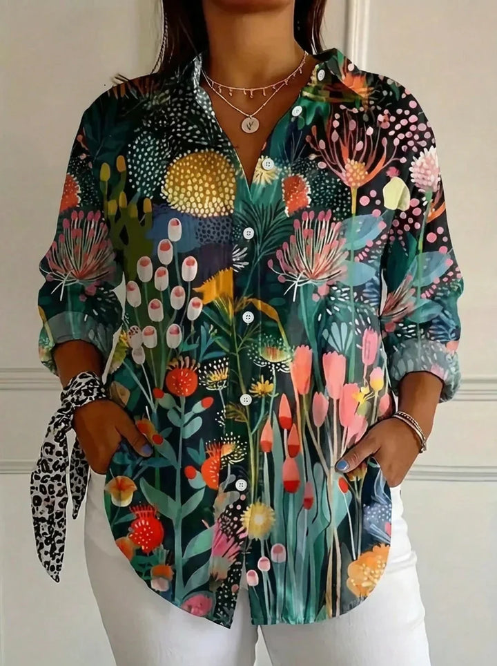Selma | Chemise Colorée avec Imprimé Ludique