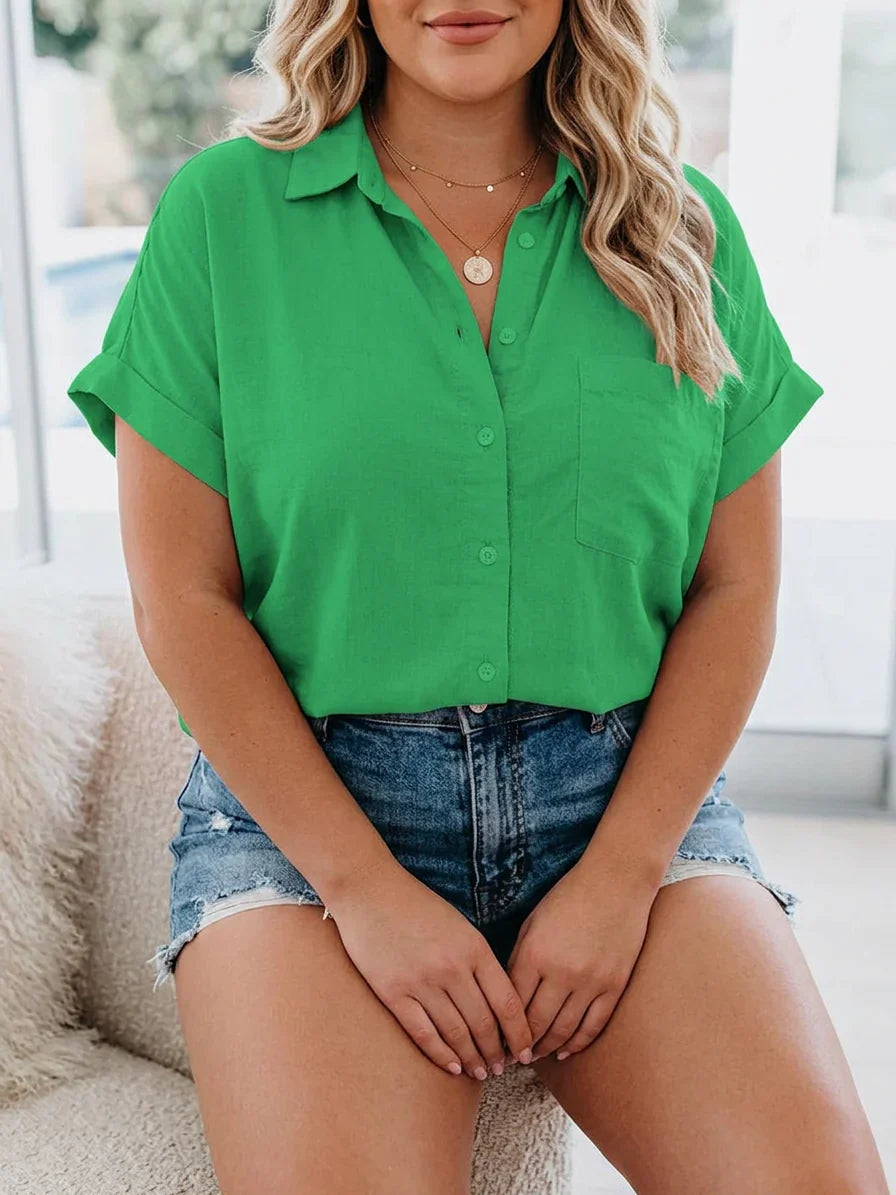 Yara | Chemisier Casual Coupe Décontractée