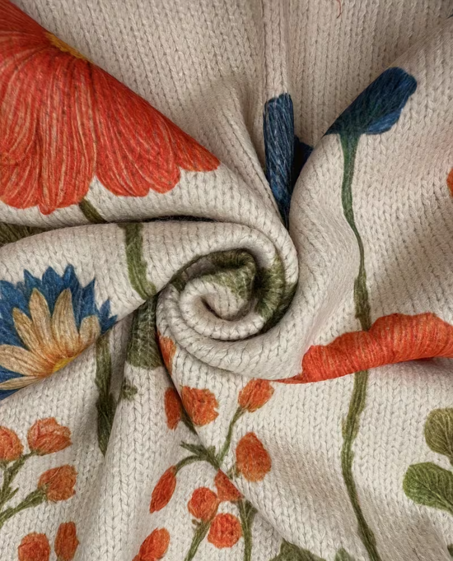 Wrenna™ | Cardigan Zippé Prairie Fleurie