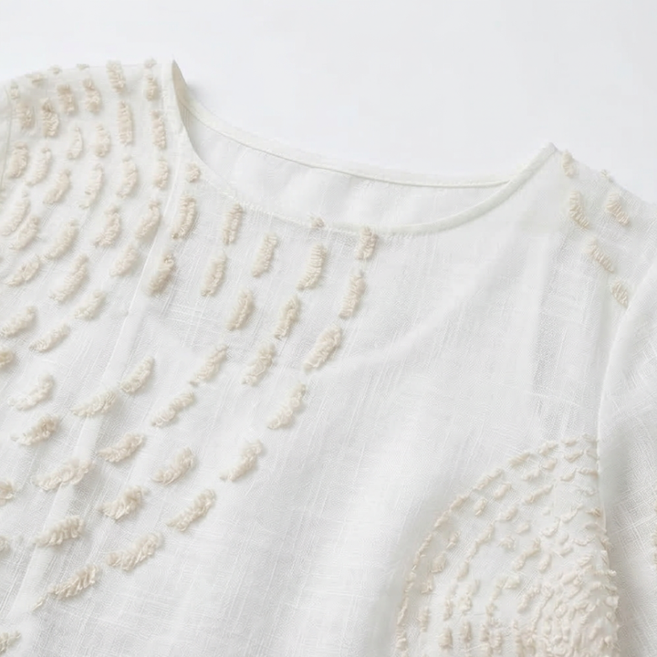 Robe casual brodée pour femme