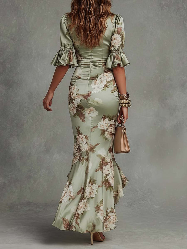 Denise™ | Robe Maxi Florale Élégante