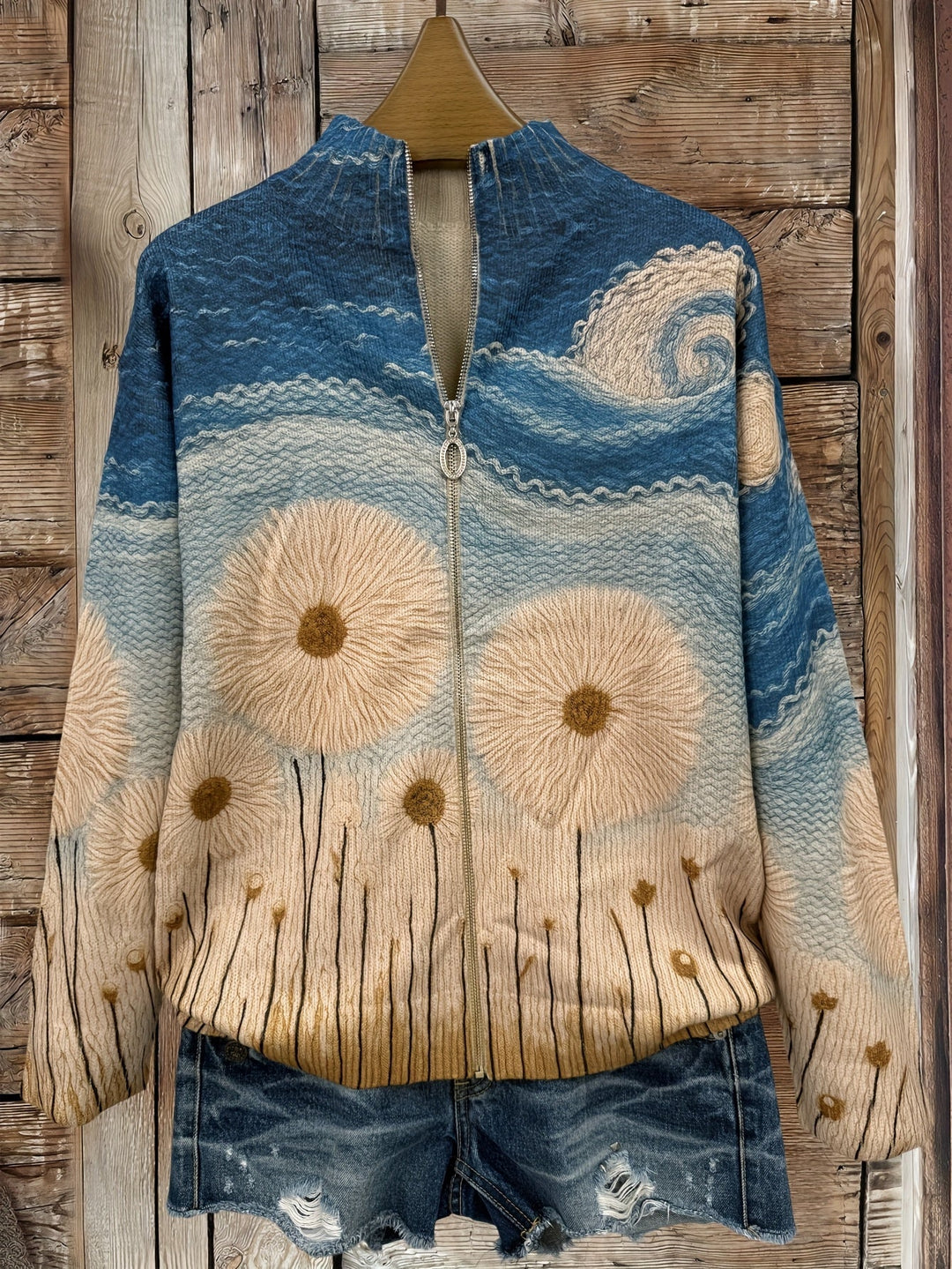 Yolanda™ | Cardigan matelassé Dandelion Meadow