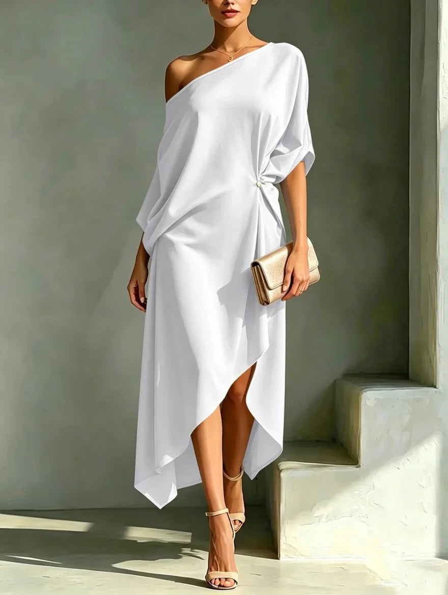 Clara | Robe Asymétrique Élégante