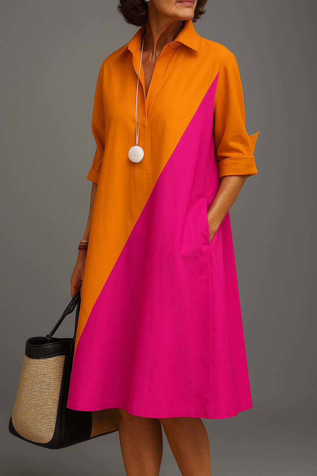 Olivelle | Robe midi raffinée et élégante