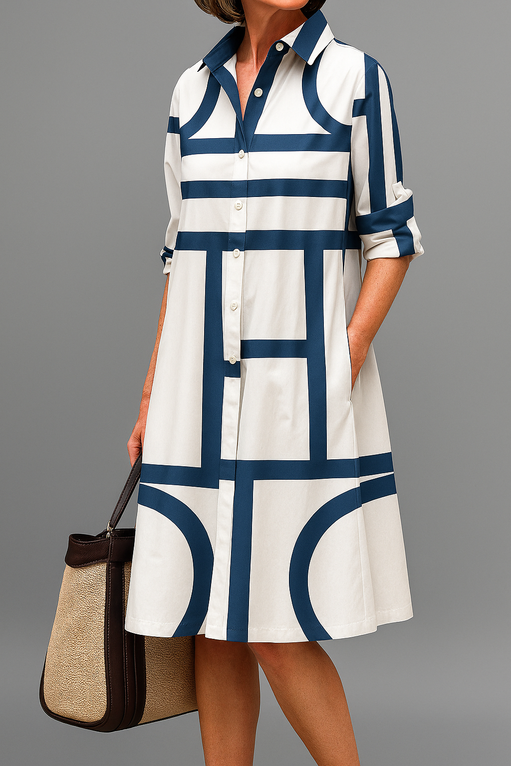 Sora | Robe midi raffinée et élégante