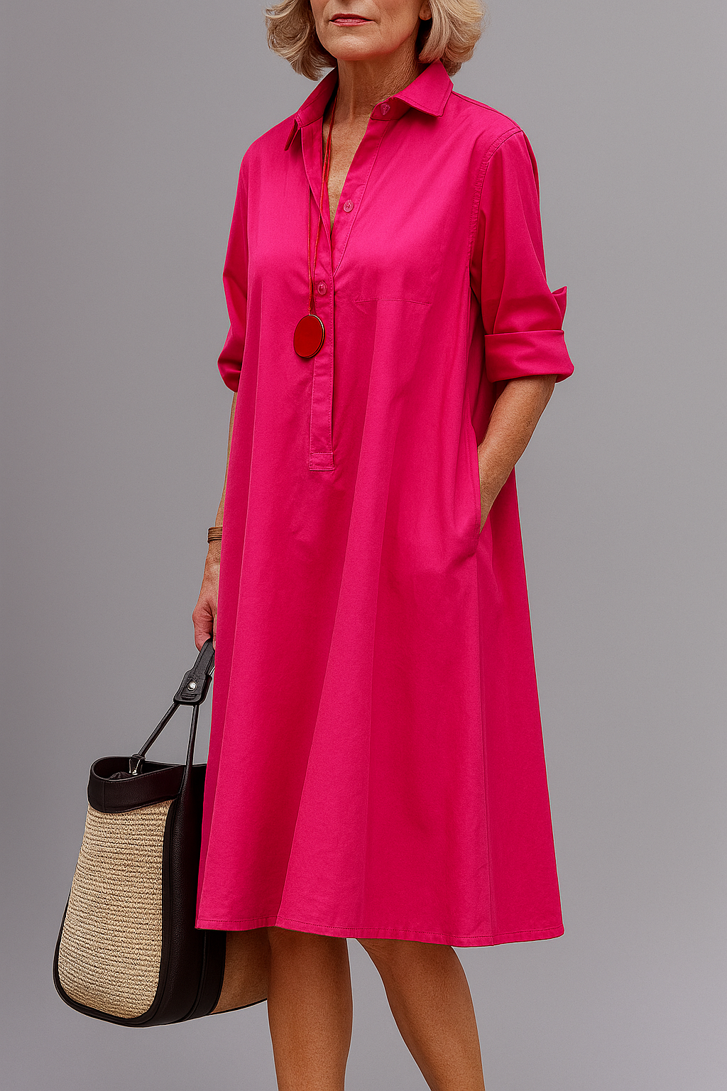 Soléva | Robe midi raffinée et élégante