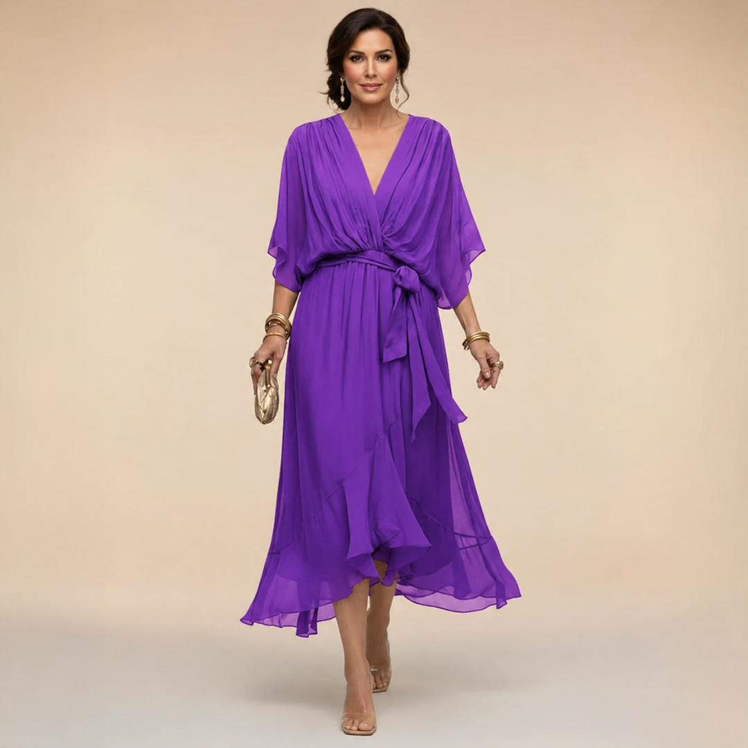 Monica | Robe col V