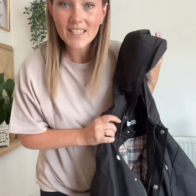 Carlotta | Veste 3-en-1 Imperméable avec Capuche Amovible