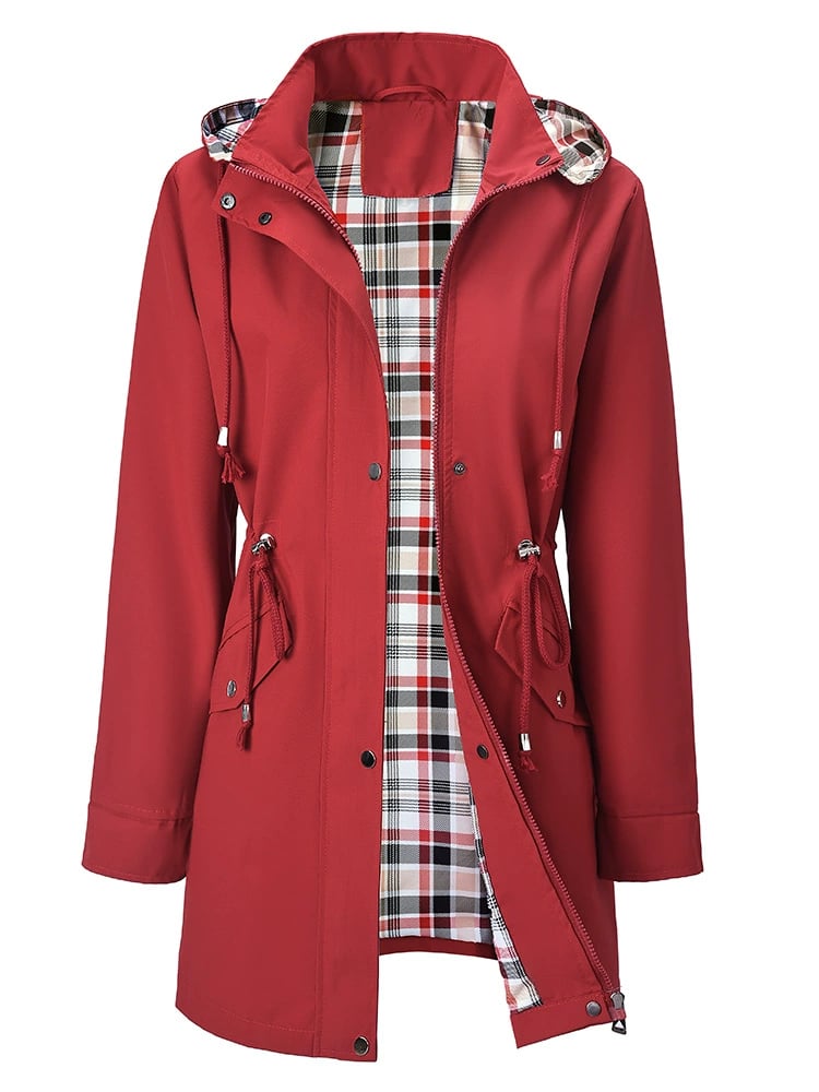 Carlotta | Veste 3-en-1 Imperméable avec Capuche Amovible