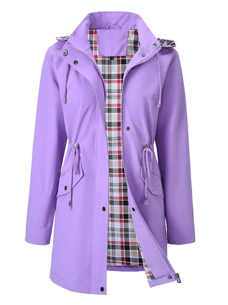 Carlotta | Veste 3-en-1 Imperméable avec Capuche Amovible