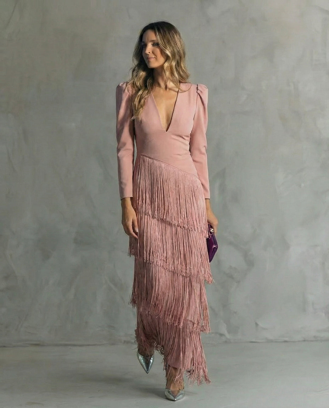 Vivienne™ | Élégante Robe de Soirée à Franges