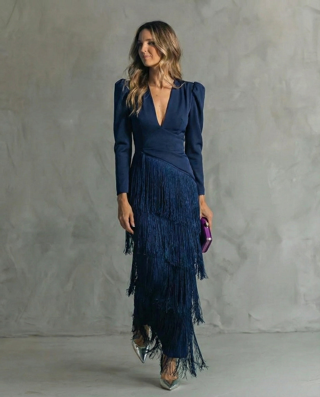 Vivienne™ | Élégante Robe de Soirée à Franges