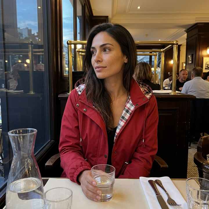 Carlotta | Veste 3-en-1 Imperméable avec Capuche Amovible