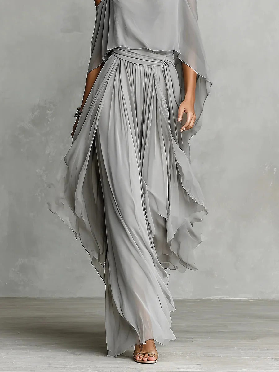 Isabel | Flowy Grey Outfit