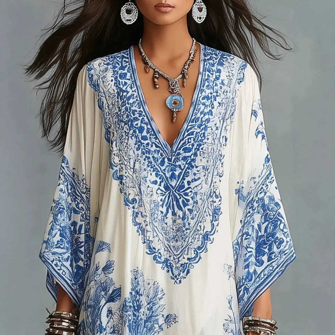 Alba Robe Bohème Maxi Ethnique