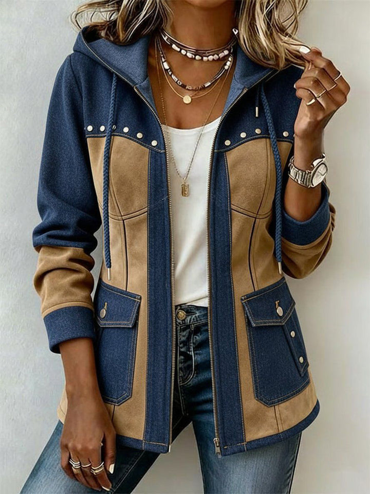 Veste à Capuche Patchwork