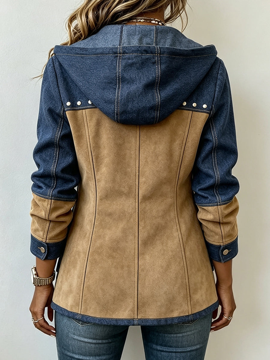 Veste à Capuche Patchwork