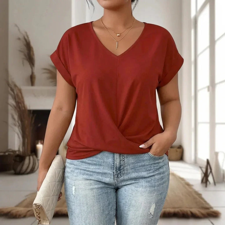 Briar | T-Shirt Casual à Encolure Cœur
