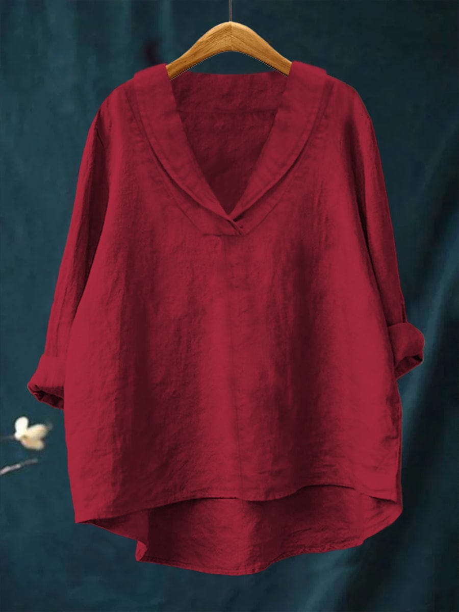 Elowen | Blouse Décontractée Encolure V