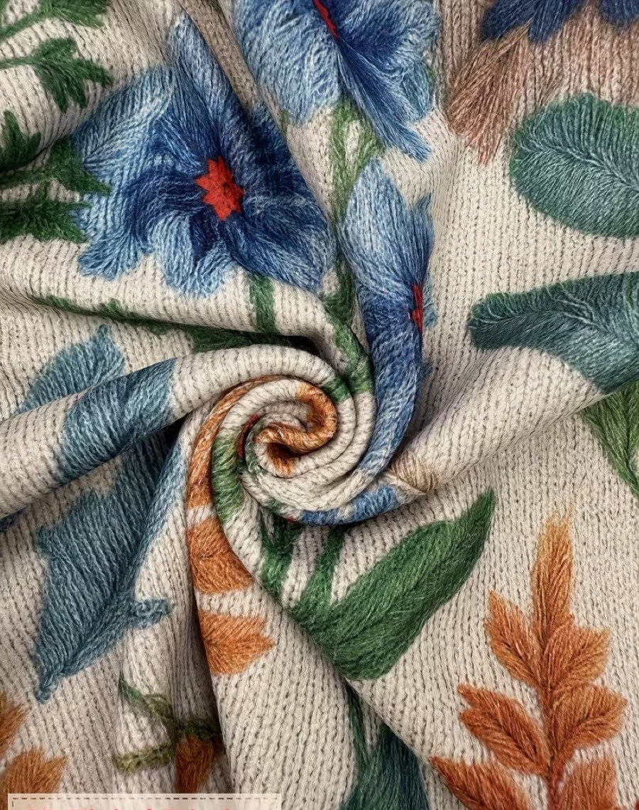 Tabitha™ | Cardigan Zippé à Fleurs de Jardin Botanique