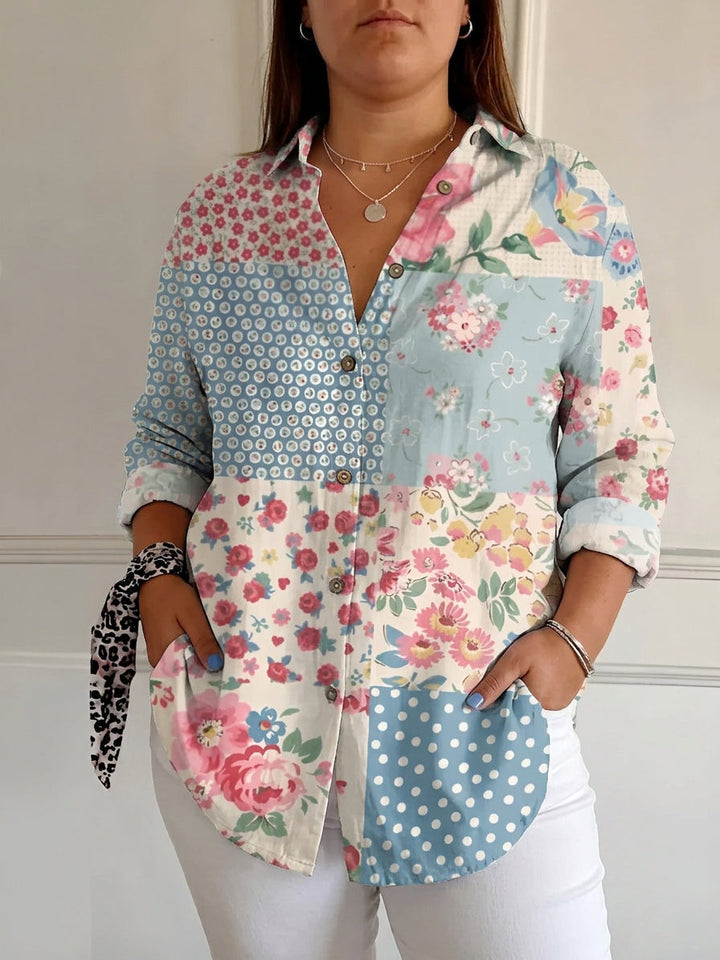 Opaline | Chemisier chic avec motifs fantaisistes