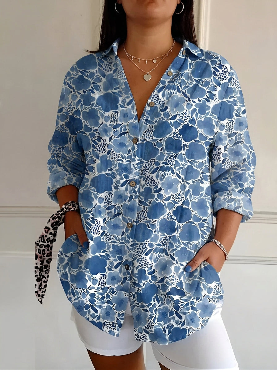 Opaline | Chemisier chic avec motifs fantaisistes