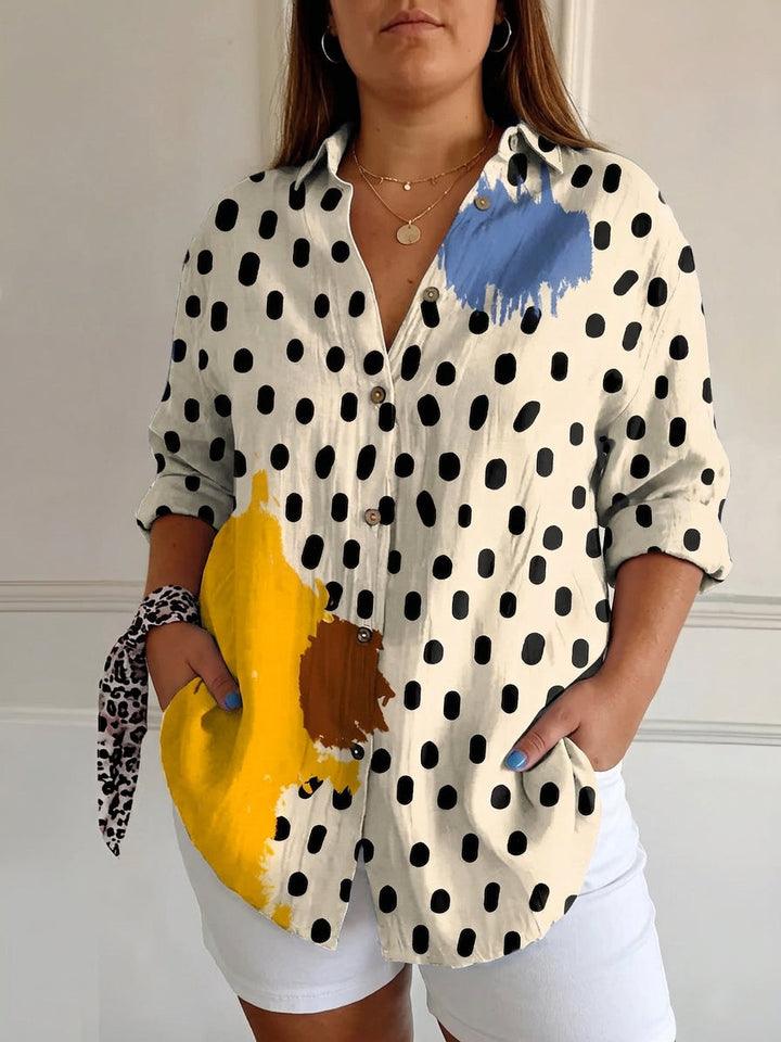 Opaline | Chemisier chic avec motifs fantaisistes