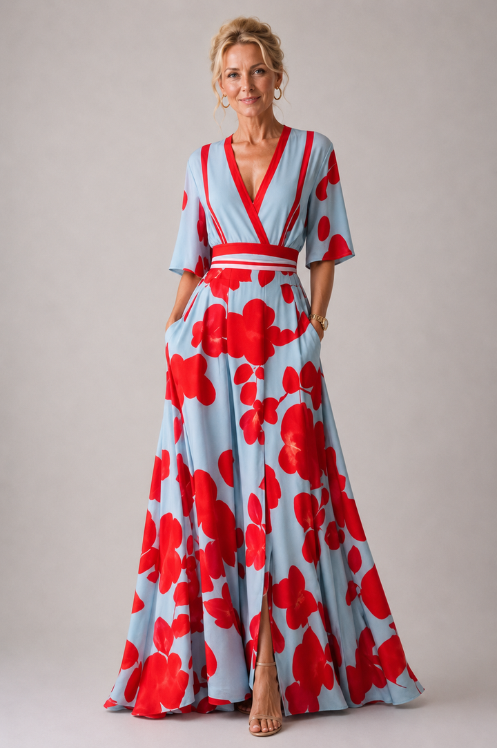 Ysa | Robe Chic avec Imprimé Floral
